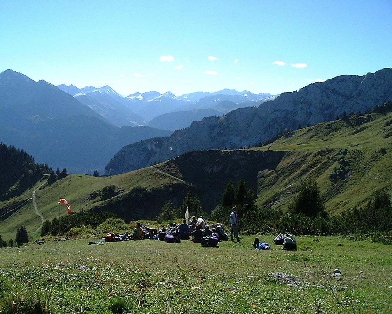 Pension Talblick in Wängle bei Reutte Exterior foto